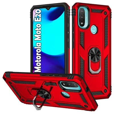 Чохол до мобільного телефона BeCover Military Motorola Moto E20 Red (708835)