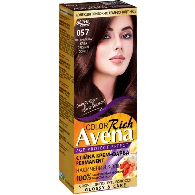 Фарба для волосся Acme Color Avena Rich Color Стійка 057 - Натуральна кава (4823115502582)