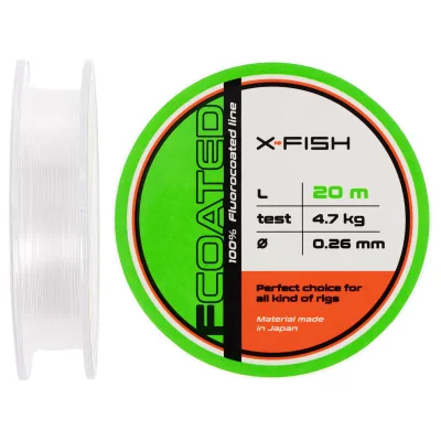 Флюорокарбон X-Fish FCoated 20m 0.26mm 4.7kg (1917.01.45)