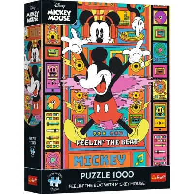 Пазл Trefl Premium Plus Mickey&Friends Відчуй ритм з Міккі Маусом 1000 елементів (5900511121421)