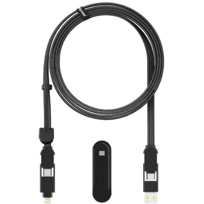 Дата кабель 6in1 inCharge XL 2.0m black Rolling Square (XLM01R)