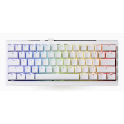Клавіатура Ducky One X Mini Magnetic Switch Wireless UA White (ON2461AST3-DAUSPDOECL2WW1)