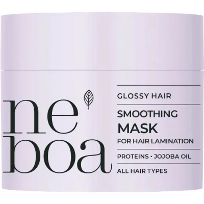 Маска для волосся Neboa Glossy Hair Для розгладження та ламінування волосся 300 мл (5903794198180)