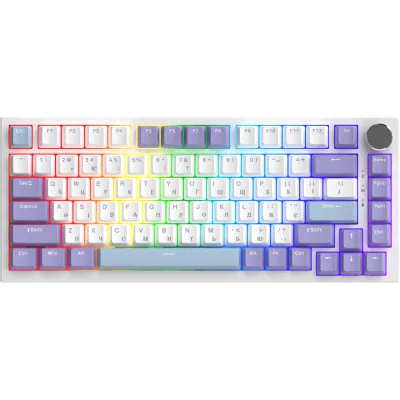 Клавіатура Ajazz AK820 Sea Salt Switch RGB USB-C UA White (AK820-SS-PWB)
