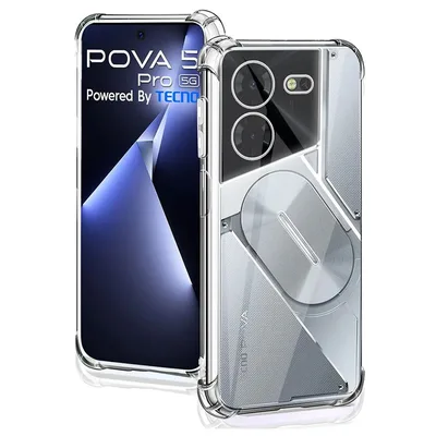 Чохол до мобільного телефона BeCover Anti-Shock Tecno POVA 5 Pro 5G (LH8n) Clear (711780)