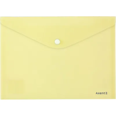 Папка - конверт Axent А5, Pastelini, жовта (1522-08-A)