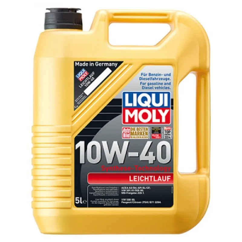 Моторна олива Liqui Moly Leichtlauf SAE 10W-40 5л. (9502)