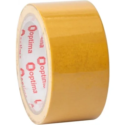 Скотч Optima двосторонній на тканинній основі армована 48 мм х 10 м (O45352)