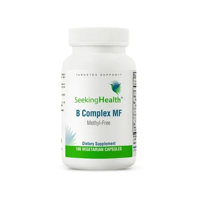 Вітамін Seeking Health B-Комплекс без метилу, B Complex MF, 100 капсул (SKH-52160)