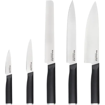 Набір ножів KitchenAid Classic, 5 предметів і точило (KE5PSTANOBG)