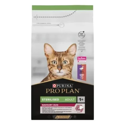 Сухий корм для кішок Purina Pro Plan для стерилізованих/кастрованих з качкою і печінкою 1.5 кг (7613036732369)