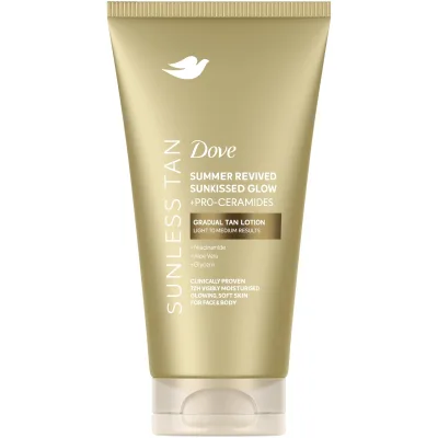 Автозасмага Dove Body Love Summer Revived Light To Medium Для обличчя та тіла від світлого до середнього 75 мл (8720181876370)