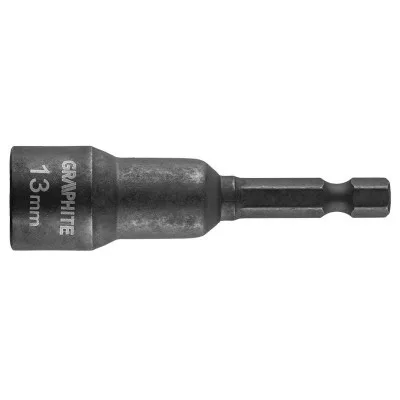 Торцева головка Graphite ударна з магнітом, 13 мм, сталь S2 (56H553)