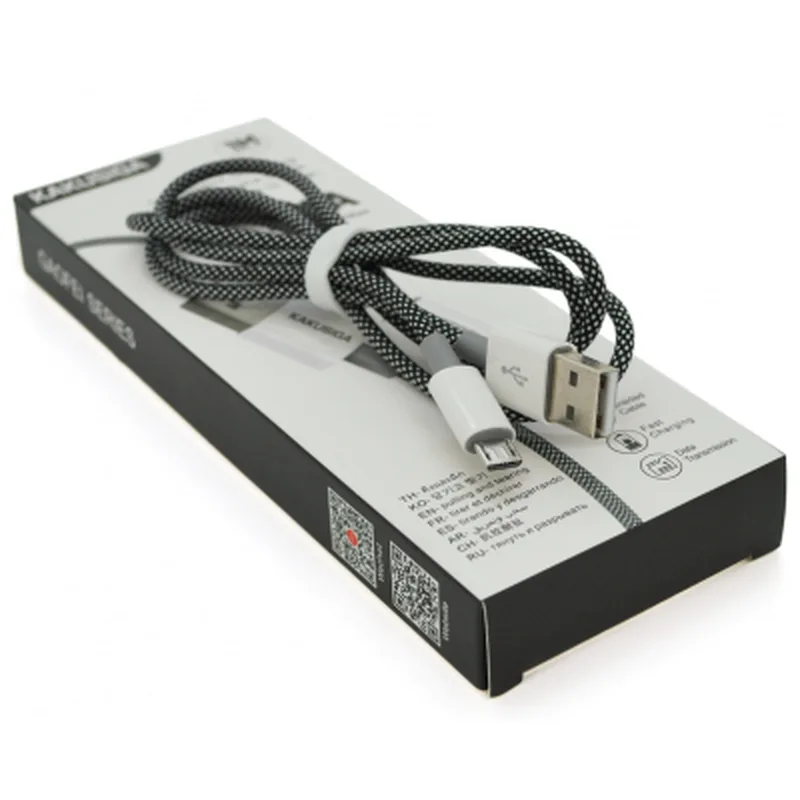 Дата кабель USB 2.0 AM to Micro 5P 1.0m KSC-723 GAOFEI Pink 2.4A iKAKU (KSC-723-P)