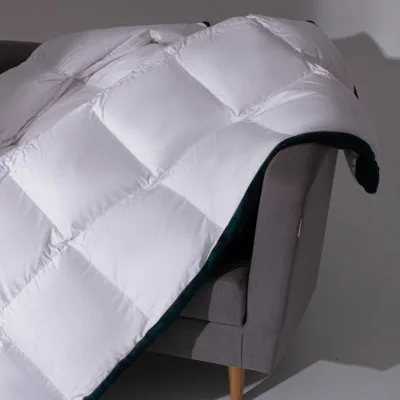 Ковдра MirSon Thinsulat Imperial Satin Luxe Демісезонна 100% пух 200х220 (2200007177677)