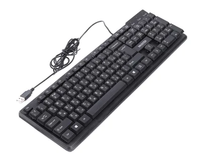 Клавіатура Maxxter KBM-U01-UA USB Black (KBM-U01-UA)