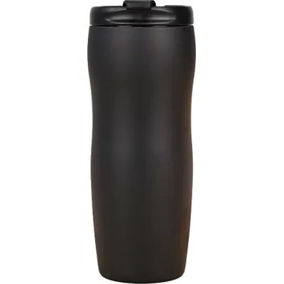 Термокружка Merlion 500 мл з відкидною кришкою, чорна (Mug-500Black)