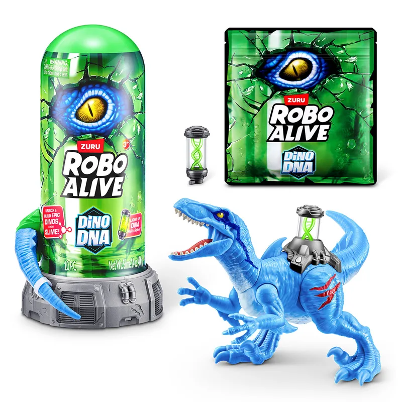 Інтерактивний ігровий набір ROBO ALIVE S1 - ДНК ВЕЛОЦИЗАВРА