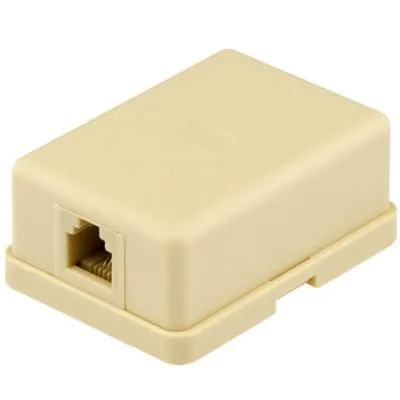 Телефонна розетка RJ12x1 UTP, 6P4C Ritar (06298 / StR-6P4CRJ12-1)