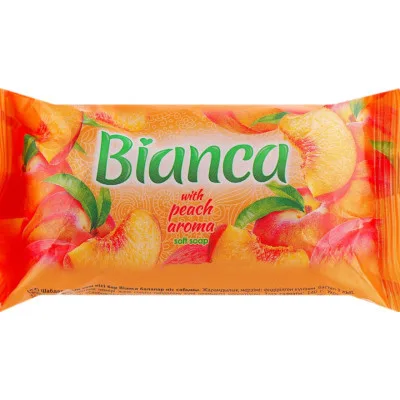 Тверде мило Bianca З ароматом персику 140 г (4820023369672)
