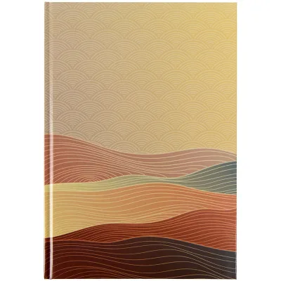 Канцелярська книга Axent Waves А4, 96 аркушів, клітинка, бронзова (8422-563-A)