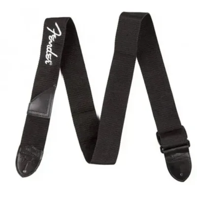 Ремінь для гітари Fender Strap 2" Black White Logo (53884)