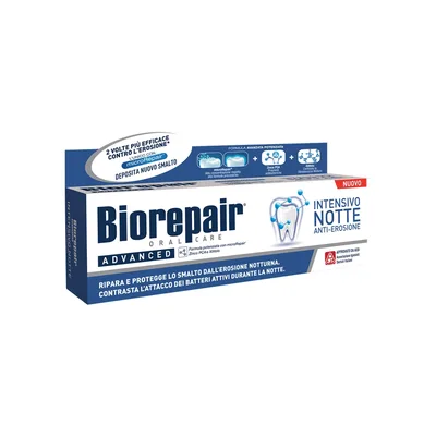 Зубна паста Biorepair Інтенсивне нічне відновлення 75 мл (8017331064092/8017331097168)