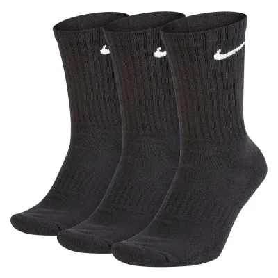 Шкарпетки Nike U NK EVERYDAY CUSH CREW 3PR SX7664-010 46-50 3 пари Чорні (888407233623)
