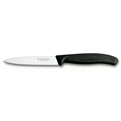 Кухонний ніж Victorinox SwissClassic для нарізки 10 см, чорний (6.7703)