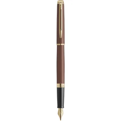 Ручка пір'яна Waterman HEMISPHERE Metallic Copper Red GT  FP F (12 092)