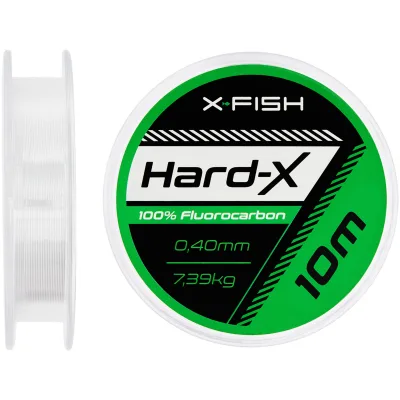 Флюорокарбон X-Fish Hard-X 10m (clear) 0.40mm 7.39kg (1917.03.72)