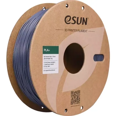 Пластик для 3D-принтера eSUN PLA+ 1.75мм, 5кг, Grey (PLA+175H5)