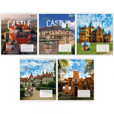Зошит 1 вересня 1В Ukrainian castle 96 аркушів лінія (767423)