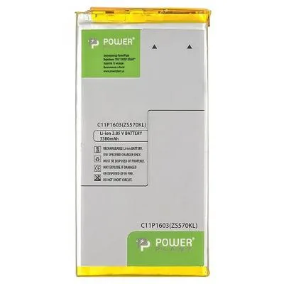 Акумуляторна батарея PowerPlant ASUS Zenfone 3 Deluxe (ZS570KL) (C11P1603) 3380mAh (SM120031)