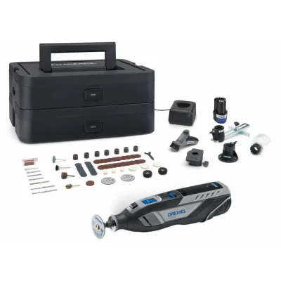 Гравер Dremel 8250-5/65 12V, 2х2Ah, 5000-30000об/хв, ЗП, кейс 0.59кг (F.013.825.0JF)