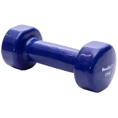 Гантель HouseFit з вініловим покриттям 2 кг (D086/DD6948-2)