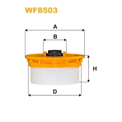 Фільтр паливний Wixfiltron WF8503