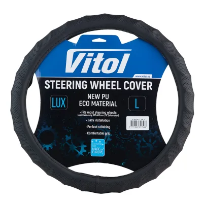 Чохол на руль VITOL L чорн (VLOD-W171 Bk L)