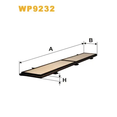 Фільтр салону Wixfiltron WP9232