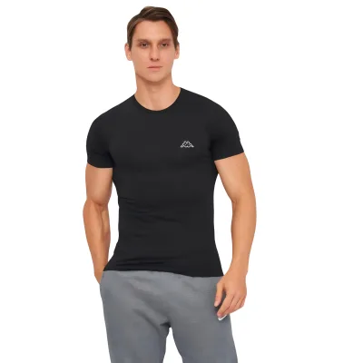 Футболка Kappa T-shirt Mezza Manica Girocollo K1304 Antracite антрацит XXL (8052394813898)