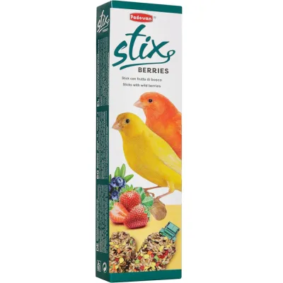 Ласощі для птахів Padovan Stix Berries для канарок 80 г (8001254001999)