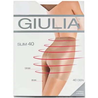 Колготи Giulia Slim 40 Den Cappuccino - 3 (4824092067330)