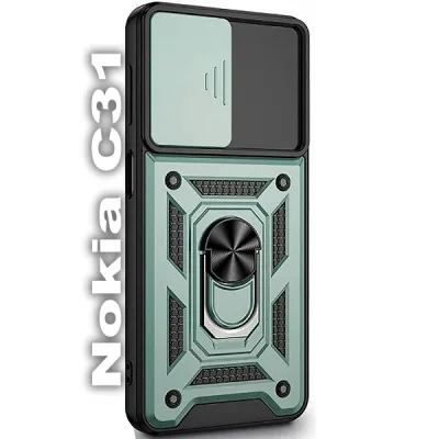 Чохол до мобільного телефона BeCover Military Nokia C31 Dark Green (709988)