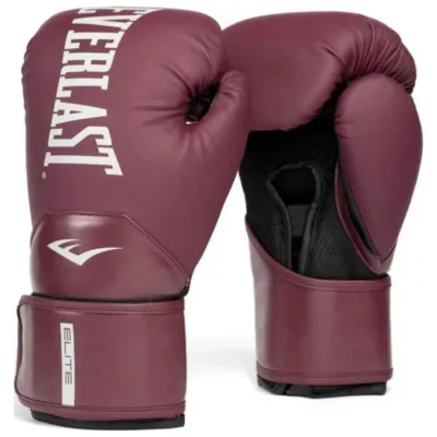 Боксерські рукавички Everlast Elite 2 Boxing Glove P00003303 бордовий 16 унцій (009283624033)