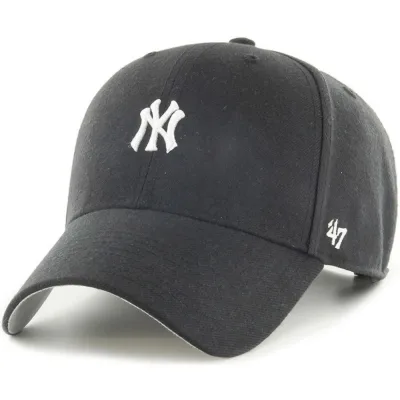 Кепка 47 Brand Yankees Base Runner Snap B-BRMPS17WBP-BKA чорний, сірий (196505140690)