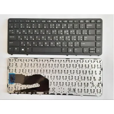 Клавіатура ноутбука HP EliteBook 840 G1/G2, 850 G1/G2 черная с черной UA (A46123)