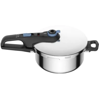 Каструля Tefal Secure Trendy Скороварка з паровим кошиком 4л (P2580402)