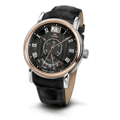 Наручний годинник Seculus 4506.3.7003 black, ss-r, black leather