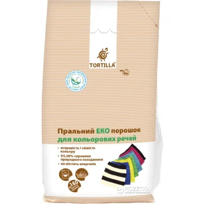 Пральний порошок Tortilla Еко Для кольорових речей 8 кг (4820178060172)