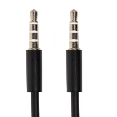 Кабель мультимедійний 3.5mm M to 3.5mm M 1.2m (4pin) PowerPlant (CA913053)